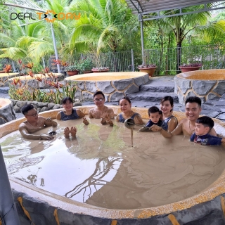 Sóc Nâu Mud Bath Spa Phú Quốc - Vé ngâm bùn khoáng nóng dành cho trẻ em