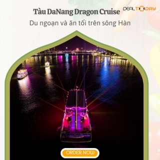 Tàu DaNang Dragon Cruise - Vé du ngoạn và ăn tối trên sông Hàn dành cho người lớn