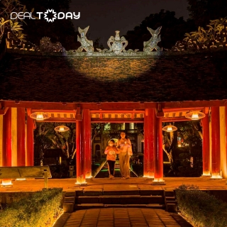 Tour Đêm Văn Miếu - Combo vé vào cửa và 2 show 3D Mapping áp dụng cho khách hàng trên 1m30