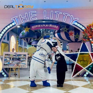 The Litty - Cafe Playground tại Times City - Vé vào khu vui chơi áp dụng thứ 2 đến thứ 6