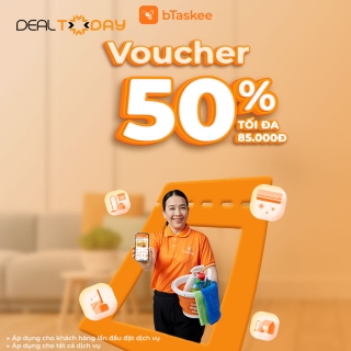 bTaskee - e-Coupon miễn phí 1h dịch vụ trị giá 85.000đ