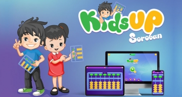 Khóa học trọn đời trên Ứng dụng học toán tư duy tại nhà dành cho trẻ em từ 4-12 tuổi Kids UP Soroban