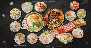 Buffet lẩu và nướng hải sản siêu hấp dẫn tại nhà hàng Kimho BBQ - Menu 269k