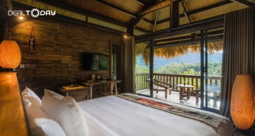 Nghỉ dưỡng phòng Deluxe Bungalow cho 2 khách tại Sapa Jade Hill Resort & Spa