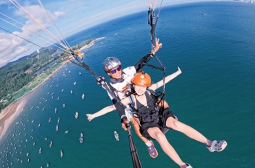 Mebayluon Paragliding – Cánh chim tự do trên bán đảo Sơn Trà thơ mộng
