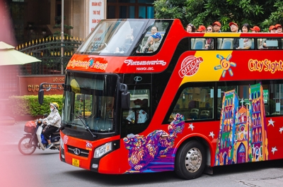 Tour tham quan Hà Nội 4h trên xe bus 2 tầng Vietnam Sightseeing - Vé trẻ em 6-10 tuổi