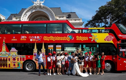 Tour tham quan Sài Gòn 24h trên xe bus 2 tầng Vietnam Sightseeing - Vé trẻ em