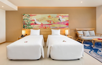 Phòng Deluxe room Ocean View kèm dịch vụ Water Park và Onsen tại Mikazuki Japanese Resort Đà Nẵng