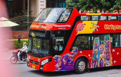 Tour tham quan Hà Nội 4h trên xe bus 2 tầng Vietnam Sightseeing - Vé trẻ em 6-10 tuổi