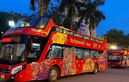 Tour tham quan Hà Nội buổi tối bằng xe buýt 2 tầng - Vé người lớn tại Vietnam Sightseeing