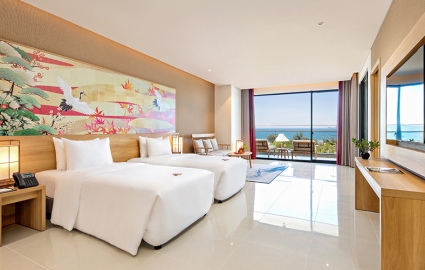 Phòng Deluxe room Ocean View kèm ăn sáng tại Mikazuki Japanese Resorts Đà Nẵng