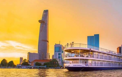 Tour du ngoạn sông Sài Gòn và set menu chay 04 món - Tàu 5 sao Saigon Princess