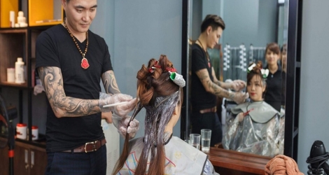 Trọn Gói Làm Tóc Đẹp Cắt  Gội  Sấy  Uốn Hoặc Nhuộm Tại 192 Hair Salon