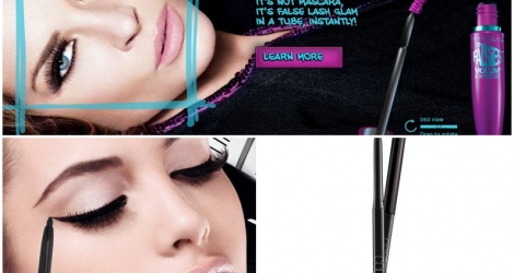 Bộ Mascara Volum Express Falsies (9.2ml) & Chì kẻ mắt dạng vặn Color Show Liner (0.3g)