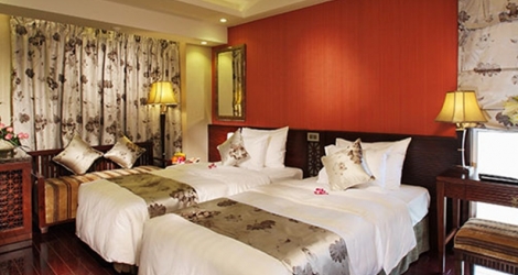 Phòng Luxury Double Twin 2N1Đ Golden Silk Boutique Hotel 4 phố cổ