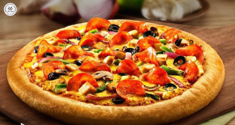 Giá siêu hot 02 Pizza size L tại DC's Food - Free ship 7 km
