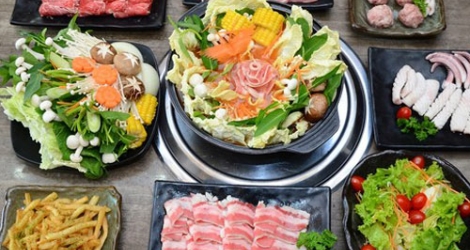 (HN) Buffet lẩu nấm Sashimi tại Sashimi BBQ Garden