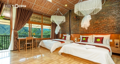 Nghỉ dưỡng phòng Superior Family tại Inh La Home