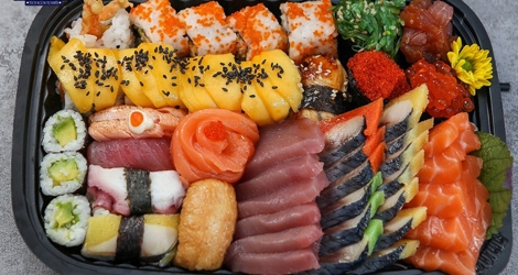 HCM–Combo Sushi Super VIP đúng chuẩn Nhật Bản tại Chuẩn Sushi và Sashimi - Áp Dụng Giao Hàng Tận Nơi