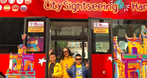 Tour tham quan Hà Nội 24h trên xe bus 2 tầng Vietnam Sightseeing - Vé trẻ em 6 - 10 tuổi