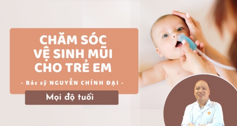 Khoá học online chăm sóc và vệ sinh mũi cho trẻ em tại Em Bé Easy