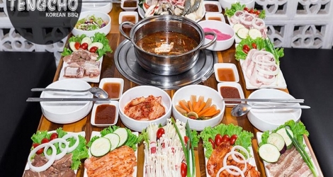 Buffet Nướng Lẩu Hải Sản Đặc Biệt Hấp Dẫn Tặng Kèm Coca Tại Tengcho Korean BBQ