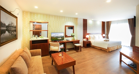 Phòng deluxe gần thung lũng tình yêu chuẩn 5 sao 2N1Đ dành cho 02 khách tại Ladalat Đà Lạt