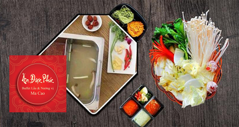 Hệ thống Ăn Được Phúc - Hot Pot & BBQ Buffet 1.000.000đ
