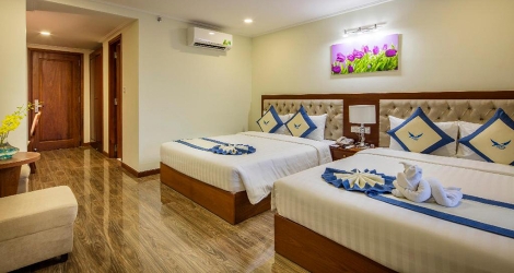 Khách sạn Apus Nha Trang 04 sao - Ưu đãi hấp dẫn cho 2N1Đ phòng Family 04 khách