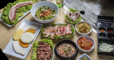 Buffet nướng buổi tối chuẩn vị Hàn Quốc tại nhà hàng Bachi Bachi