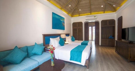 Nghỉ dưỡng phòng 4 Bedroom Pavilion tại Stelia Beach Resort 5 sao Phú Yên