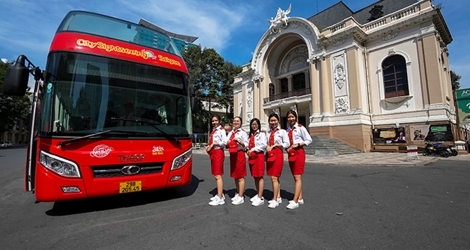Tour tham quan Sài Gòn 24h trên xe bus 2 tầng Vietnam Sightseeing - Vé người lớn