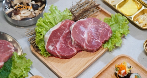 Buffet nướng menu Vip 469k chuẩn vị Hàn Quốc tại nhà hàng ImeatU
