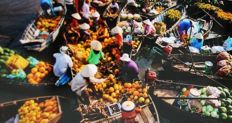 Tour Chợ nổi Cái Bè - Cù Lao Tân Phong 01 ngày