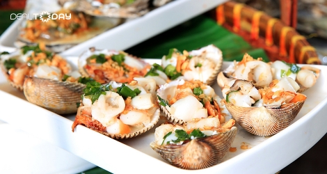 Buffet trưa gánh hải sản cao cấp 3 miền tại Khách sạn Palace Nguyễn Huệ