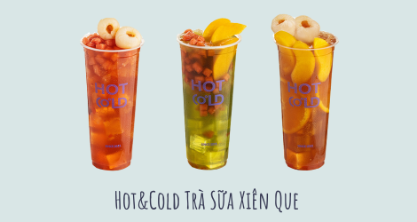 E-Coupon mua 01 trà trái cây bất kỳ tặng 01 cocktail Hawaii tại Hệ Thống Hot&Cold Trà Sữa Xiên Que