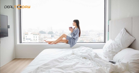 Nghỉ dưỡng phòng King Bed cho 2 khách tại khách sạn SOJO Bắc Giang