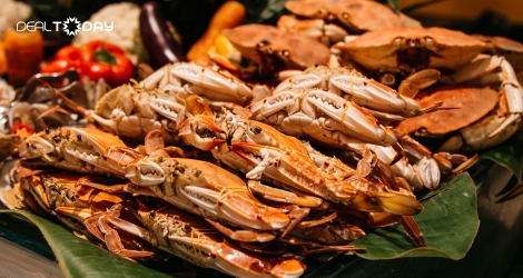 Buffet hải sản, sashimi không giới hạn tại Novotel Nha Trang