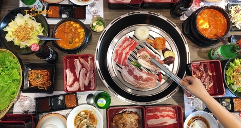 Buffet nướng chuẩn vị Hàn Quốc menu 290k tại hệ thống nhà hàng Box BBQ