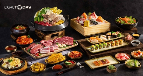 Buffet nướng lẩu Hàn Quốc tại nhà hàng Sajang BBQ - Menu 599K
