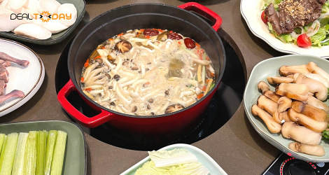 Combo lẩu nấm thiên nhiên tại Kinoko Mushroom Hotpot