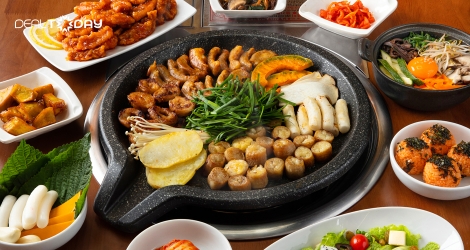 Combo 01 set lòng đặc biệt và 01 set thịt heo tại nhà hàng Dong Gogi Gobchang Golden Palace