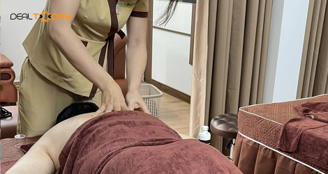 02 buổi massage cổ vai gáy cho dân văn phòng tại Hoàng Cốt Thống