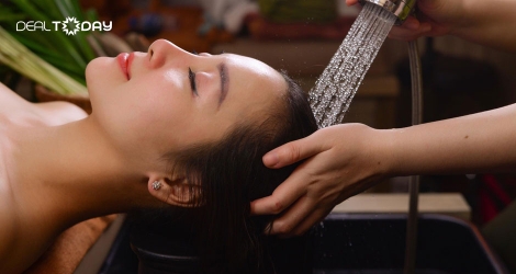 Gội đầu dưỡng sinh kết hợp với massage cổ vai gáy tại Bảo Minh Viên