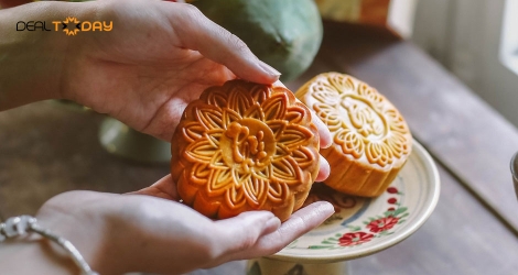 Hộp bánh Trung thu chay Vô Vi Tâm Sen