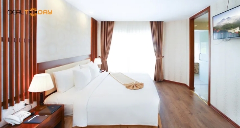 Nghỉ dưỡng phòng Deluxe gần thung lũng tình yêu chuẩn 5 sao 2N1Đ cho 02 khách tại Ladalat Đà Lạt