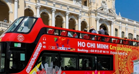 Vé xe bus 2 tầng Hop On Hop Off tham quan 1 vòng không dừng TP Hồ Chí Minh - Áp dụng cho trẻ em
