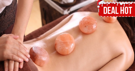 Massage body đá nóng gừng - Tặng kèm suất ăn nhẹ tại Genkiland Osen And Spa