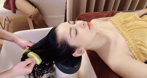 Trọn gói combo massage body gội đầu dưỡng sinh và hấp tóc tại Mim Beauty Spa