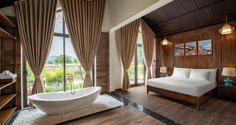 Nghỉ dưỡng phòng Bai Dinh Riverside Luxury Villa tại Bai Dinh Riverside Resort